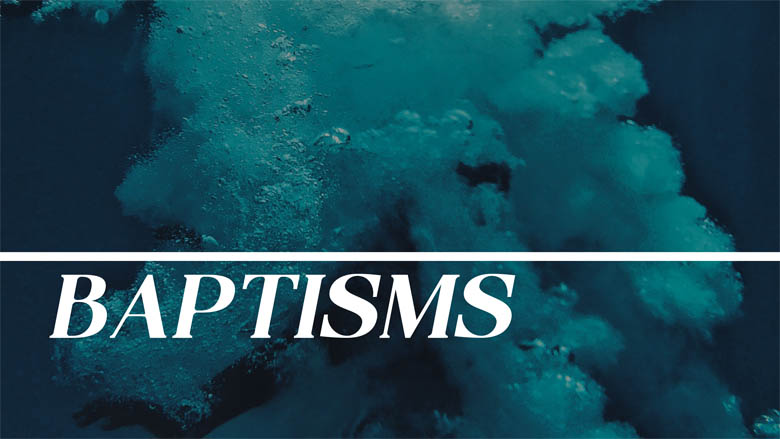 Baptism Sunday